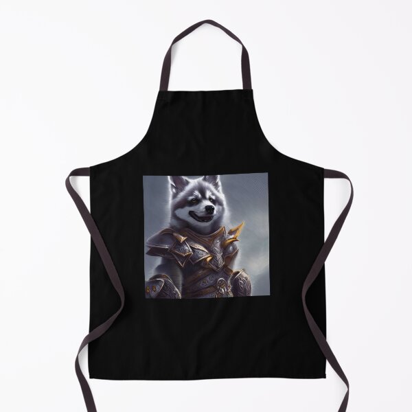Item preview, AI Generated Art, War Husky/Pomsky designed and sold by RabbitHoleMI.