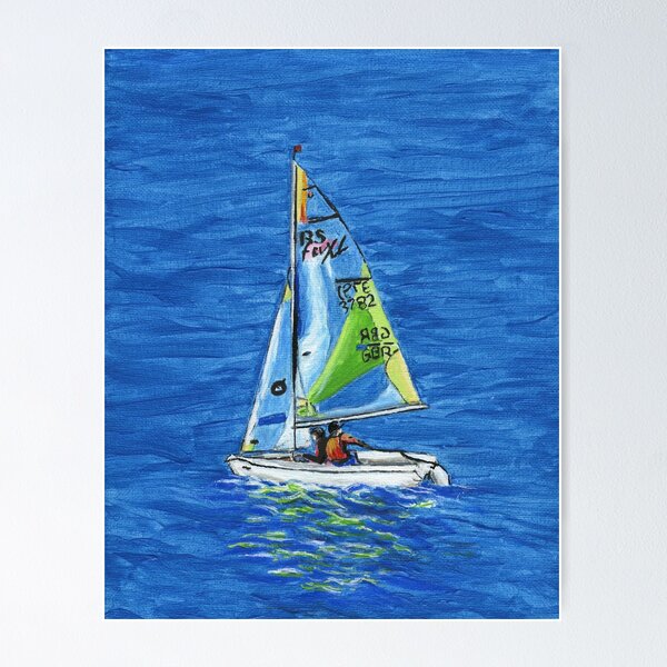 Item preview, RS Feva Fever: Sailing Dinghies at Trearddur Bay designed and sold by LymphomaLass.