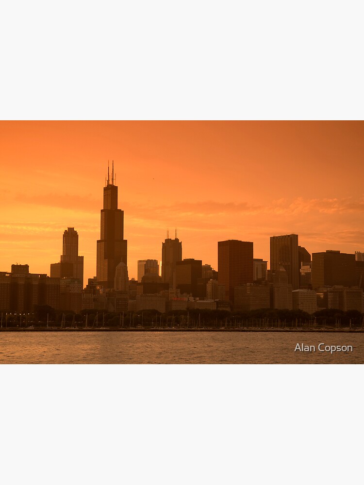 Chicago Skyline including Sears Tower (Alan Copson © 2007) by AlanCopson
