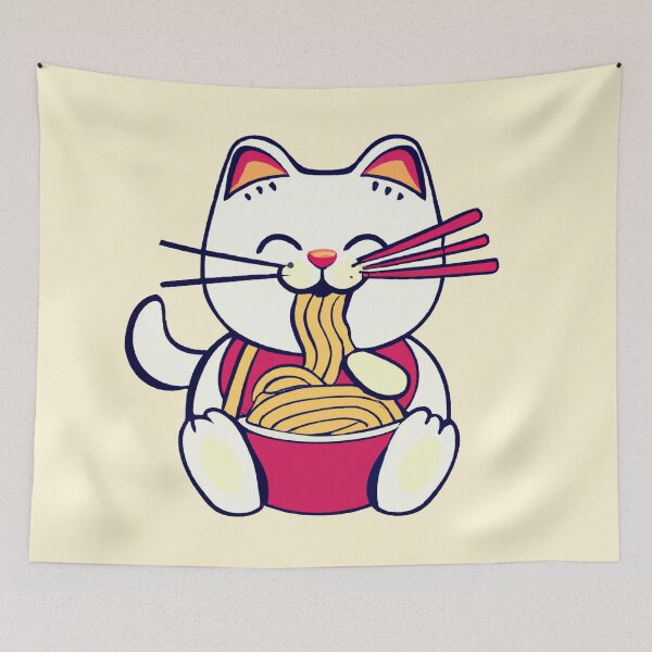 Item preview, Ramen Cats cute designed and sold by Timegraf.