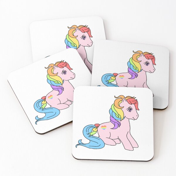 Artikelvorschau, Rainbow Gay Pride Pony: MLP im Vintage-Stil entworfen und verkauft von PleasantShark.
