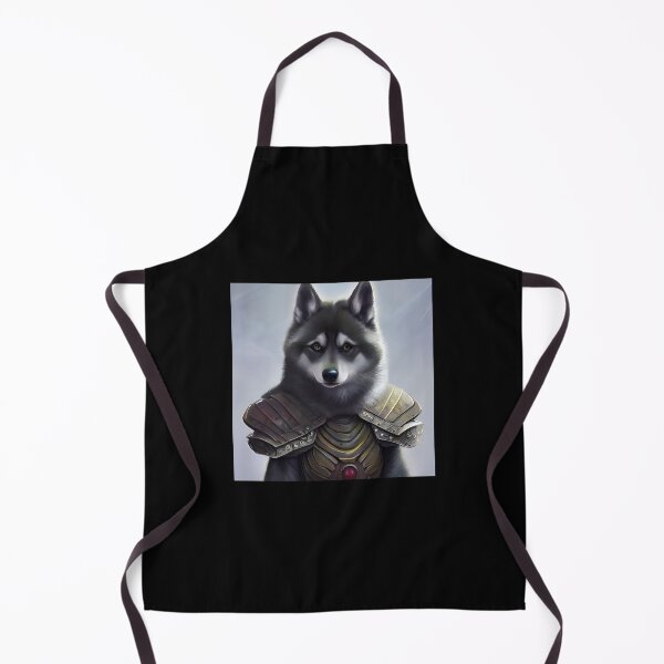 Item preview, AI Generated Art, War Husky/Pomsky designed and sold by RabbitHoleMI.