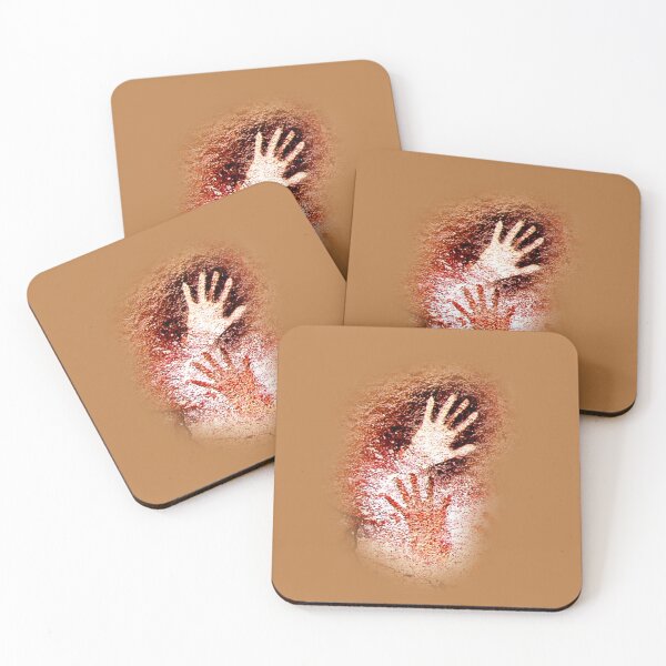 Item preview, Hands, stenciled at the Cave of the Hands. Cueva de las Manos. Detail of two hands designed and sold by janesg.