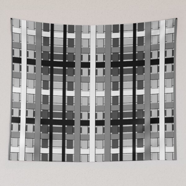 Item preview, Grayscale Woven with Shading on Light Gray designed and sold by LawsonFabrics.