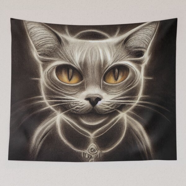 Item preview, Cat Master in Chalk designed and sold by Malfeasant Onions.