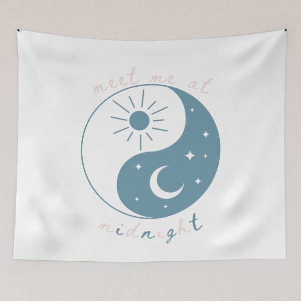 Item preview, meet me at midnight yin yang pink and blue ts10 midnights designed and sold by cottagecorococo.