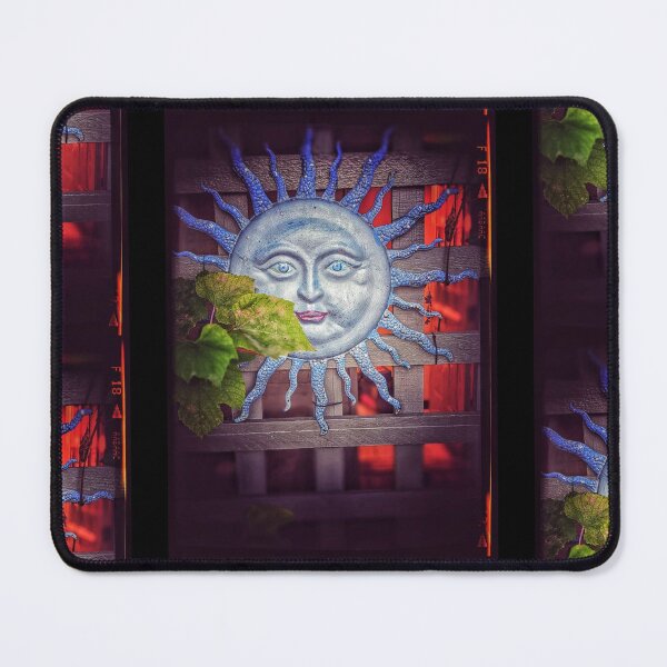 Item preview, Smiling Sun Face With Leaves Photography Design designed and sold by EarthArtDesigns.