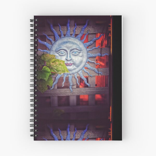 Item preview, Smiling Sun Face With Leaves Photography Design designed and sold by EarthArtDesigns.