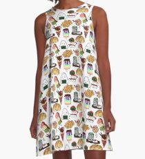 Vestido acampanado Food Food Food Yummy Food - Colección de comida japonesa