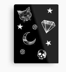 Witchcraft pattern Metal Print