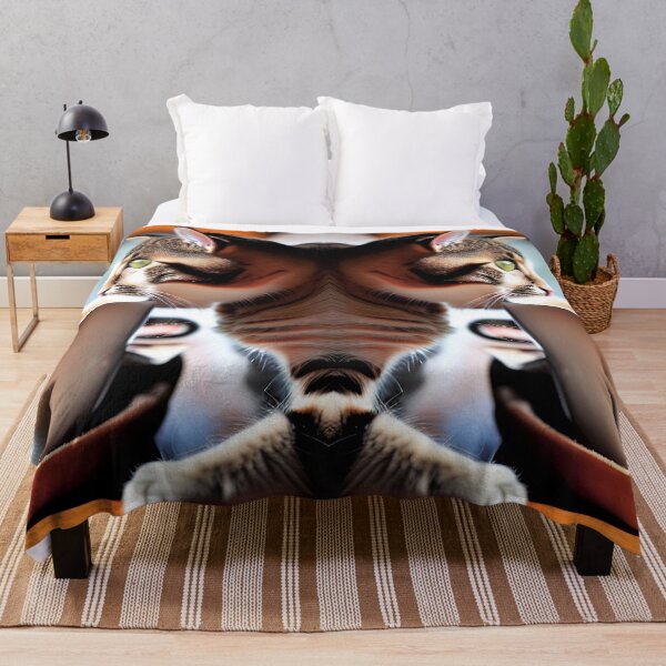 Item preview, cat drinking in a mirror designed and sold by David-Howells.
