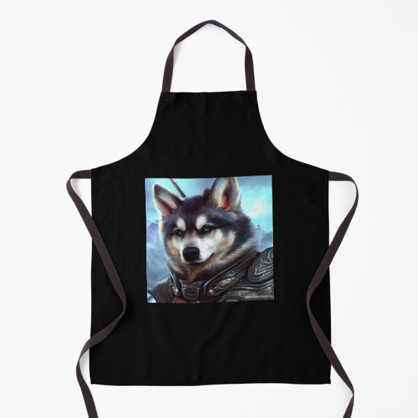 Item preview, AI Generated Art, War Husky/Pomsky designed and sold by RabbitHoleMI.