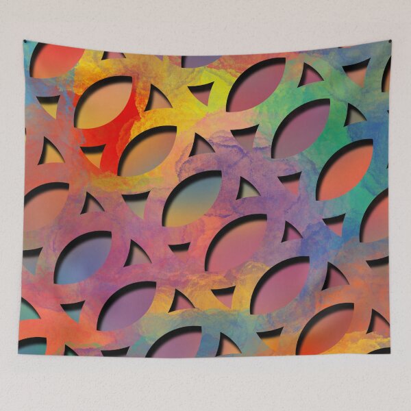 Item preview, Rainbow Circle Abstract Design  designed and sold by Wayne Young Arts.