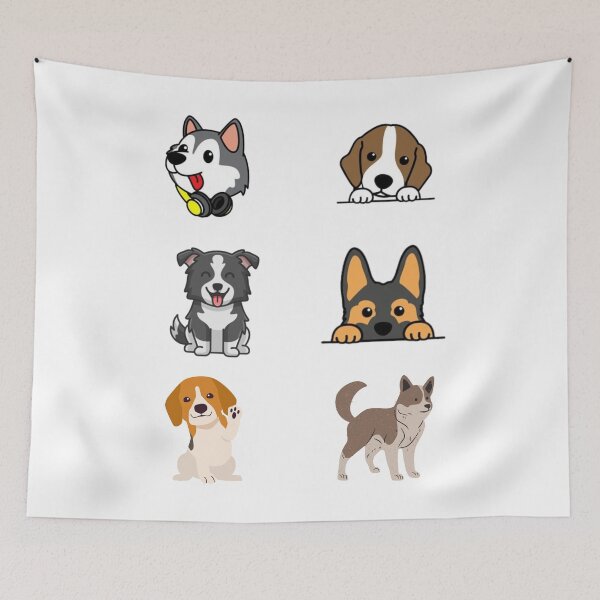 Item preview, All Breeds Dachshund Cream Sticker Pack  designed and sold by Stevenobinsun.