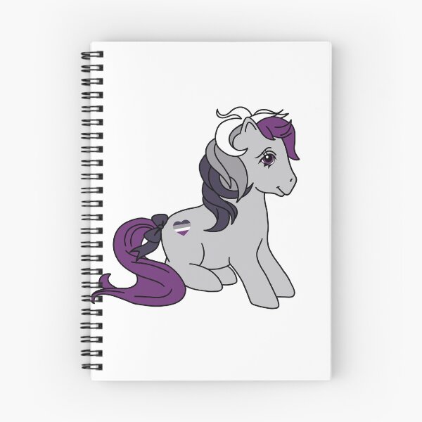 Item preview, Asexual Flag Pride Pony: Vintage-style MLP designed and sold by PleasantShark.