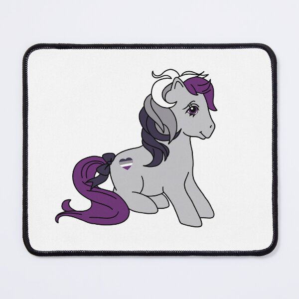 Item preview, Asexual Flag Pride Pony: Vintage-style MLP designed and sold by PleasantShark.