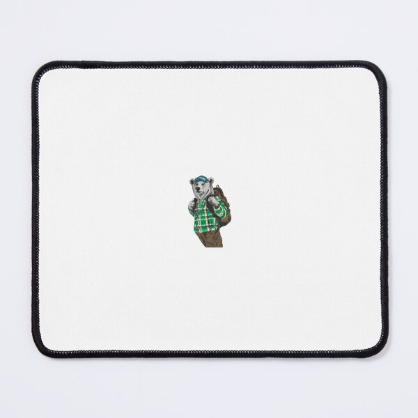 Item preview, Bear with a backpack and flannel designed and sold by fresh305.
