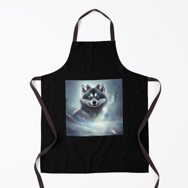 Item preview, AI Generated Art, War Husky/Pomsky designed and sold by RabbitHoleMI.