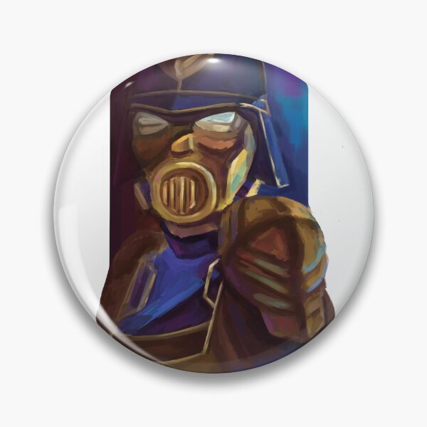 Item preview, Digital steampunk sticker painting "The Peacekeeper" designed and sold by TTG12345.