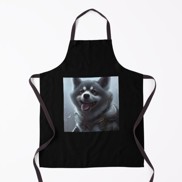 Item preview, AI Generated Art, War Husky/Pomsky designed and sold by RabbitHoleMI.