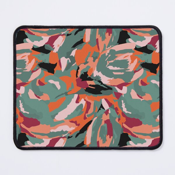 Item preview, Modern camouflage, in green, orange and black colors designed and sold by marufemia.