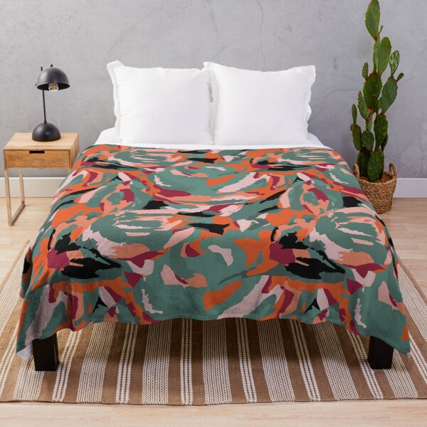 Item preview, Modern camouflage, in green, orange and black colors designed and sold by marufemia.