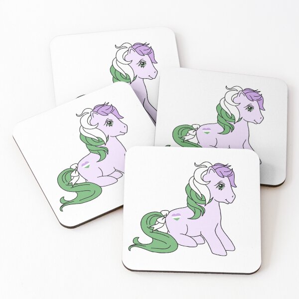 Item preview, Genderqueer Flag Pride Pony: Vintage-style MLP designed and sold by PleasantShark.