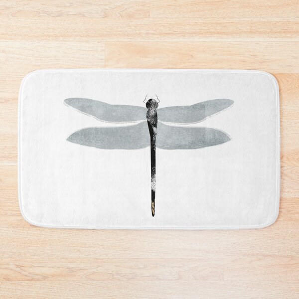 Item preview, Elegant dragonfly paper press graphic print.  Caroline Laursen original.  designed and sold by Caroline Laursen.