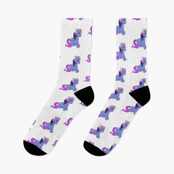 Item preview, Genderfluid Flag Pride Pony: Vintage-style MLP designed and sold by PleasantShark.