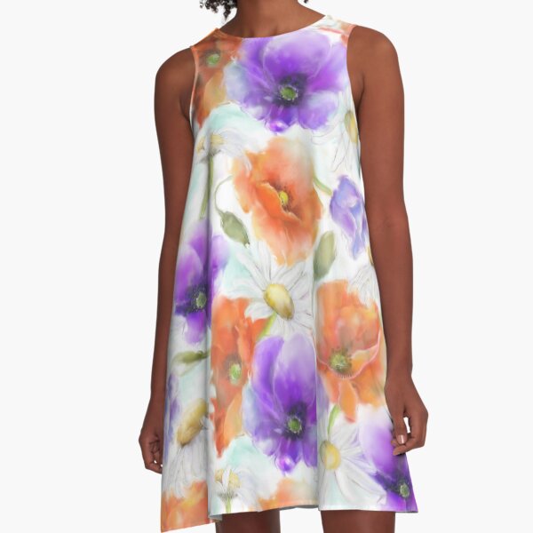 Artikel-Vorschau von Ausdrucksstarke Anemonen Gänseblümchen und Mohnblumen, designt und verkauft von Tina Veenstra.