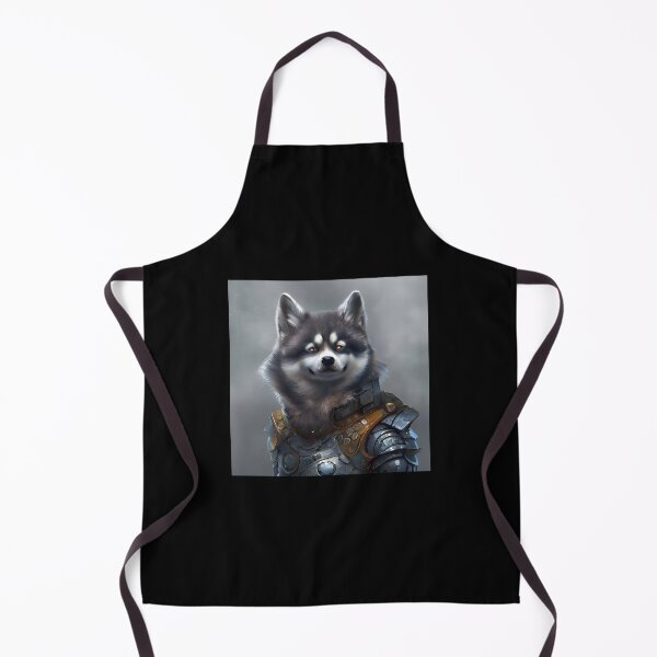 Item preview, AI Generated Art, War Husky/Pomsky designed and sold by RabbitHoleMI.