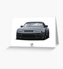 240SX Rocket Bunny Render Greeting Card