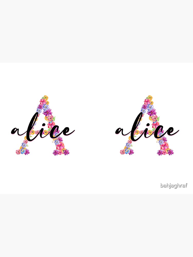 Alice Name - Meaning of the Name Alice Sticker for Sale by bahjaghraf