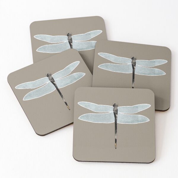 Item preview, Elegant dragonfly paper press graphic print.  Caroline Laursen original. designed and sold by Caroline Laursen.