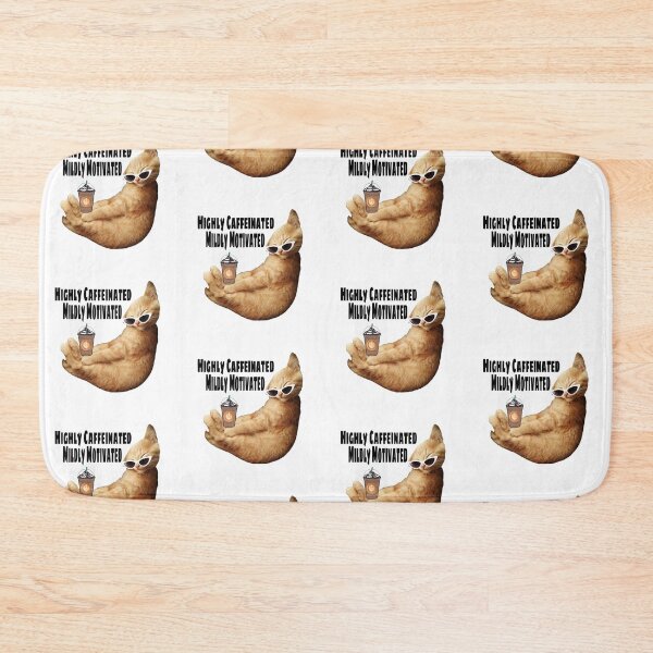 Item preview, Highly Caffeinated mildly Motivated  designed and sold by CatwithSpecs.