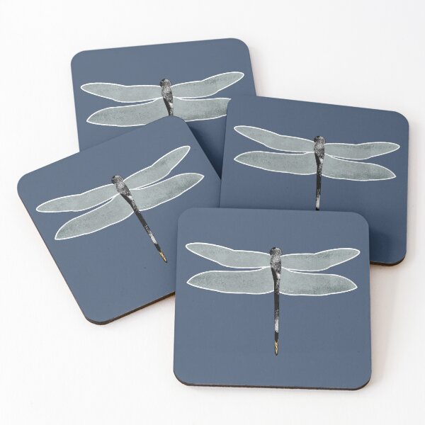 Item preview, Elegant dragonfly paper press graphic print.  Caroline Laursen original. designed and sold by Caroline Laursen.