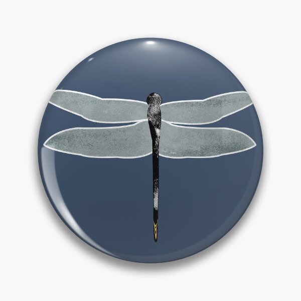 Item preview, Elegant dragonfly paper press graphic print.  Caroline Laursen original. designed and sold by Caroline Laursen.