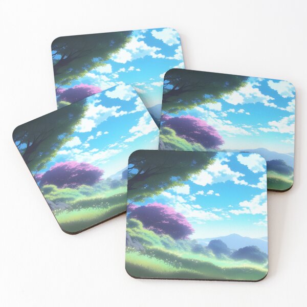 Item preview, Beautiful anime fantasy landscape designed and sold by Devin Farinsky.