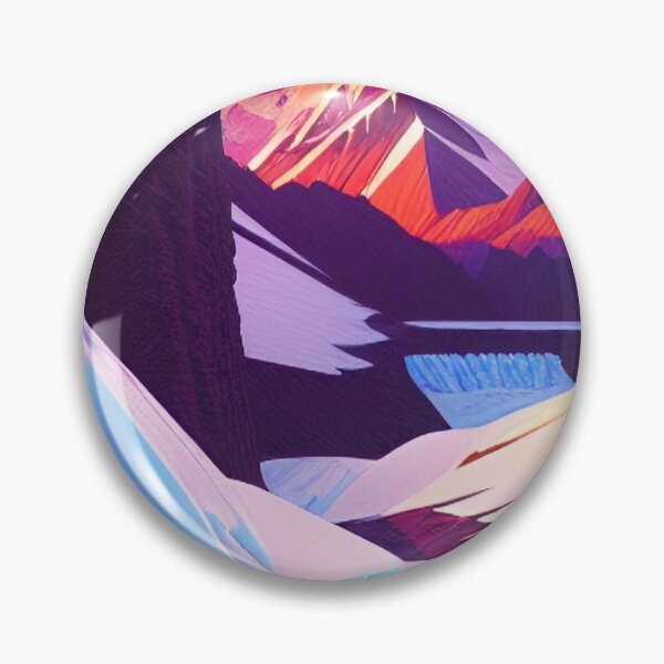 Item preview, Patagonia mountains artwork  designed and sold by GroovyDino.