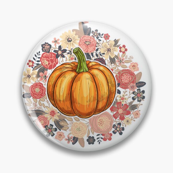 Item preview, Flowered dress Halloween pumpkin decor for gardening lovers designed and sold by medox90.