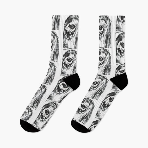 Item preview, Demonic Girl Black & White designed and sold by Namsus-Printing.