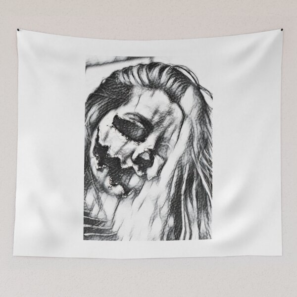 Item preview, Demonic Girl Black & White designed and sold by Namsus-Printing.