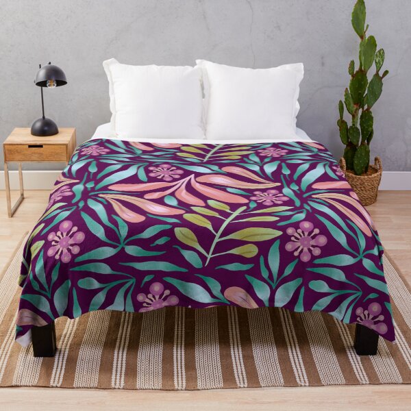 Item preview, Leaves Party - Purple designed and sold by JaselviiStudio.