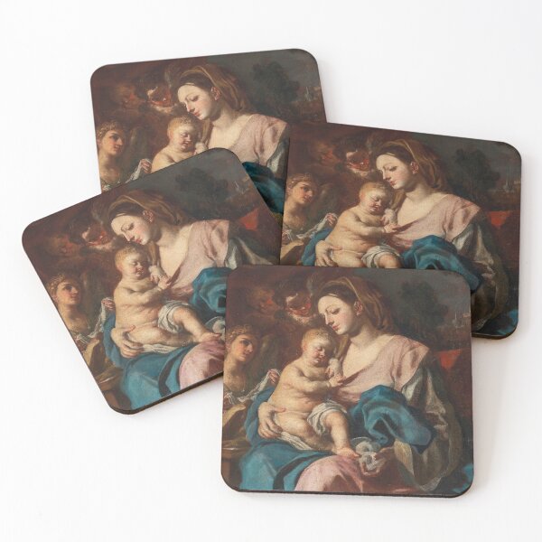 Item preview, Madonna and Child with Angels | Francesco Solimena | 1725 Gospel Biblical Art designed and sold by CJET.