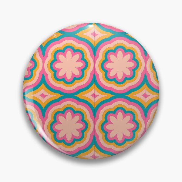 Item preview, Floral Retro groovy aesthetic seamless pattern  designed and sold by Kamzzi.