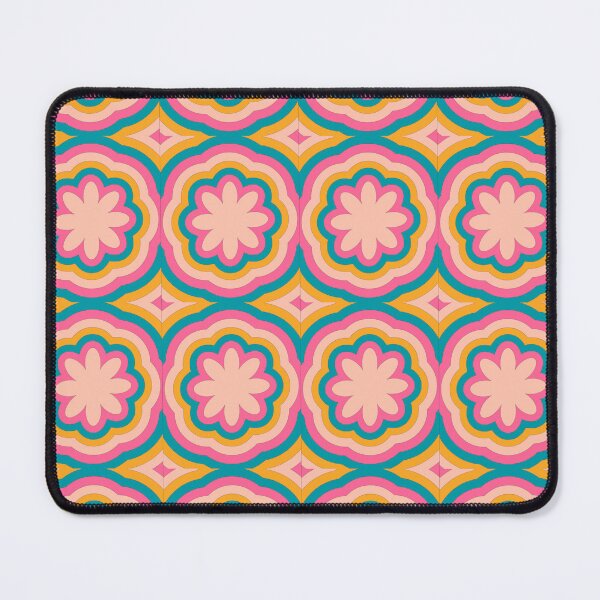 Item preview, Floral Retro groovy aesthetic seamless pattern designed and sold by Kamzzi.