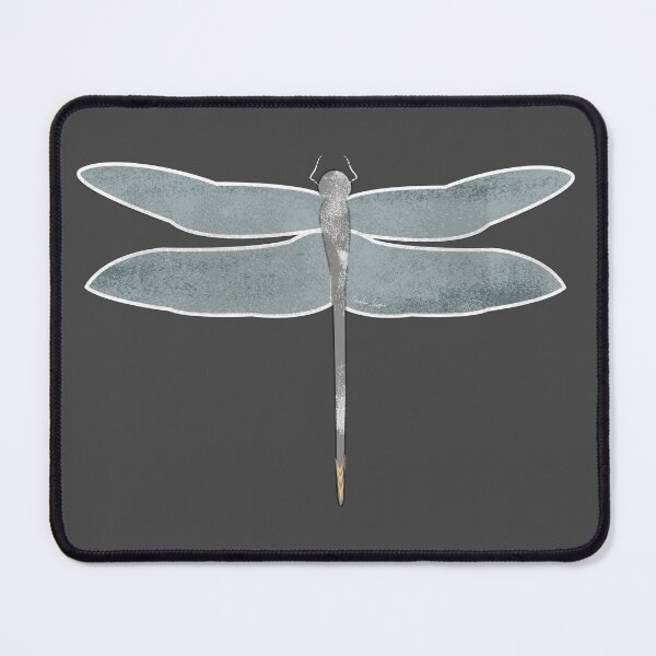Item preview, Elegant dragonfly paper press graphic print.  Caroline Laursen original. designed and sold by Caroline Laursen.