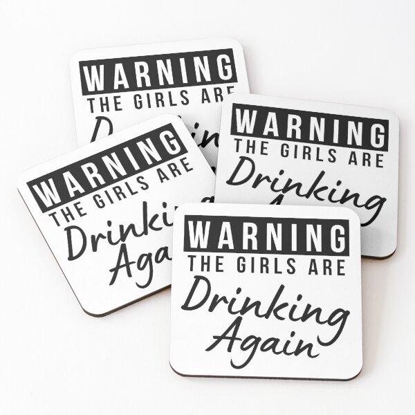 Item preview, Girls Night Out Drinking. Funny Drinking Saying. Warning The Girls Are Out Drinking. Matching Friends. designed and sold by That Cheeky Tee.