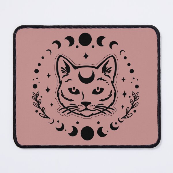 Item preview, Boho black mystic black cat Halloween designed and sold by Maussa Ivimas.