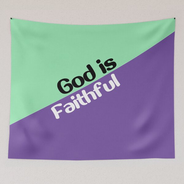 Item preview, God Is Faithful designed and sold by bible-prints.